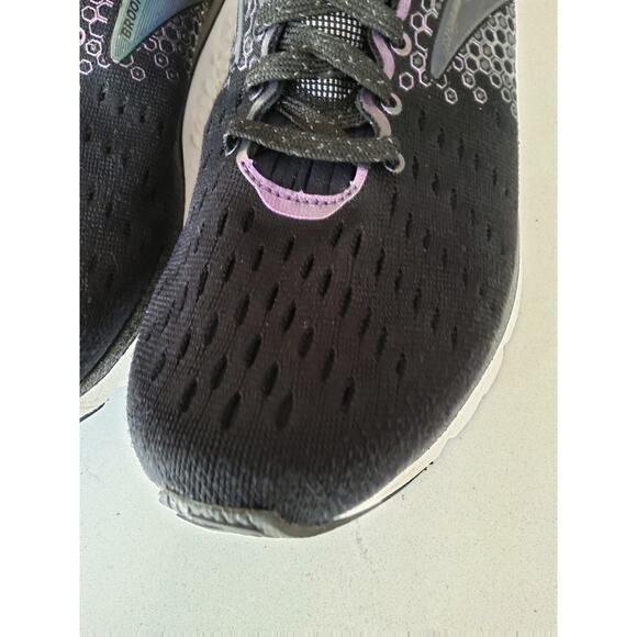 Brooks Glycerin 17 running athletic shoes blk/purple colorway women's size 8.5 - Picture 8 of 12